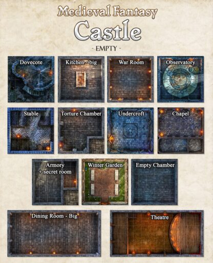 Medieval Fantasy Castle – MapForge