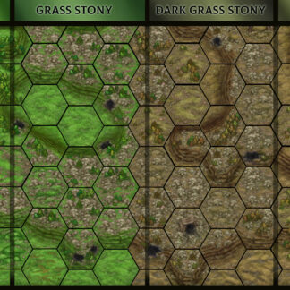 Terrain Hexagons – Highland – Hills – MapForge