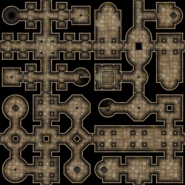 Modular Dungeon Tiles 16 – MapForge